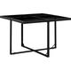 Ensemble repas 5 pièces cube dinning acier noir - M45 - Noir