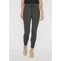 Jogger Pants VERO MODA "VMEVA MR LOOSE STRING PANT GA NOOS" Gr. S, Länge 30, grau (peat) Damen Hosen Joggpants Track Pants