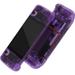 eXtremeRate Clear Atomic Purple Faceplate Back Plate Replacement Housing Case Full Set Shell w/Buttons for Steam Deck LCD Console