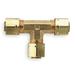 PARKER 164CA-4 1/4" Compression-Align Brass Union Tee 25PK