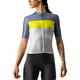 CASTELLI Damen Aero Pro Jersey Sweatshirt, Silver Gray/Sulphur/Light Steel Blue, M EU