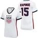 2023 U.S. Soccer USWNT 4 STARS Ladies Champion Game Day Shirt Women Jersey - Women s World Cup Soccer - Megan Rapinoe 15 White