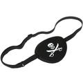 NUOLUX Adult Pirate Eye Patch Skull Crossbone Eye Patch Eye Mask for Halloween (Black)