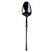 Ecoquality Modern Disposable Plastic Soup Spoons Infinity Collection 96 Guests in Black | Wayfair EQ3770-96