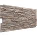 Ekena Millwork Canyon Ridge Stacked Faux Stone 45.75" x 24.5" Stone Wall Paneling in Brown | Wayfair PNU24X48CNPO