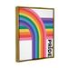 Stupell Industries Pride Rainbow Arch LGBTQ by Angela Nickeas Graphic Art Canvas in Blue/Red/Yellow | 31 H x 25 W x 1.7 D in | Wayfair