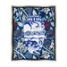 Stupell Industries Baroque Floral Pattern Vase by Lil' Rue Graphic Art Canvas in Blue/White | 21 H x 17 W x 1.7 D in | Wayfair aw-148_ffl_16x20