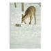 Stupell Industries Deer & Squirrel Snow Scene Wall Plaque Art By Carrie Ann Grippo-Pike-au-936 in Brown | 15 H x 10 W x 0.5 D in | Wayfair