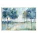 Stupell Industries Abstract Blue Woodland Path Trees Wall Plaque Art By Nan-au-683 in Blue/Green | 13 H x 19 W x 0.5 D in | Wayfair au-683_wd_13x19