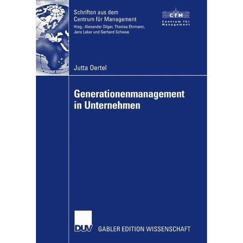 Generationenmanagement in Unternehmen – Jutta Oertel