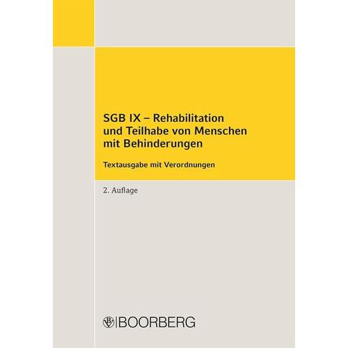 SGB IX – Rehabilitation und Teilhabe von Menschen mit Behinderungen
