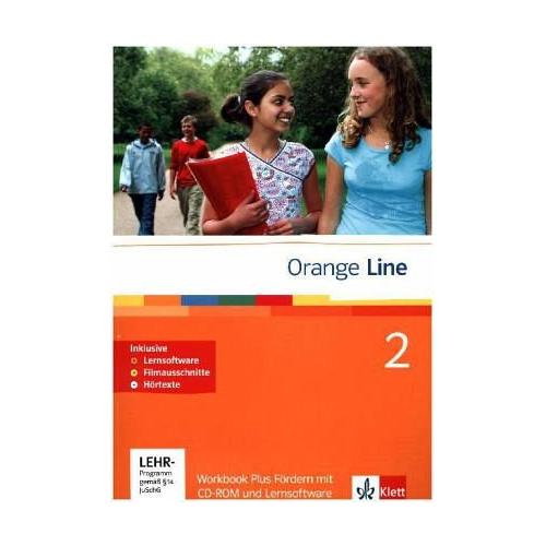 Orange Line. Workbook plus Fördern mit CD-ROM + Lernsoftware Teil 2 (2. Lehrjahr)