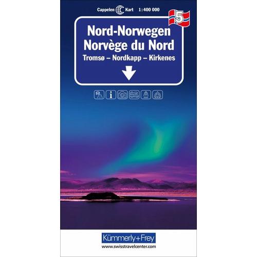 Nord-Norwegen Nr. 05 Regionalkarte Norwegen 1:400 000