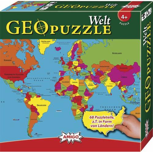 Geo Puzzle, Welt (Kinderpuzzle) - Amigo Verlag / Teepe Sportverlag