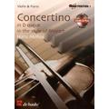 Concertino in D-Dur im Stil von Mozart. Concertino in D major in the style of Mozart, Violine u. Klavier, m. Audio-CD - Hans Millies