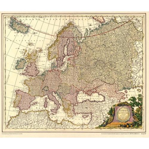 Historische Karte: Europa 1687 [gerollt]