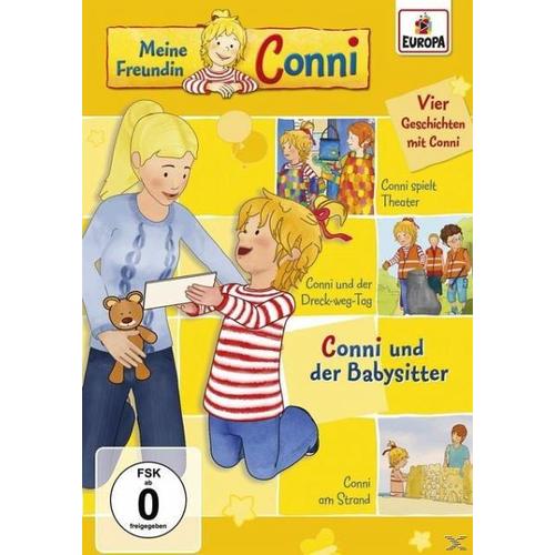 Meine Freundin Conni 13 - Conni und der Babysitter, Conni spielt Theater, Conni und der Dreck-weg-Tag, Conni am Strand (DVD)