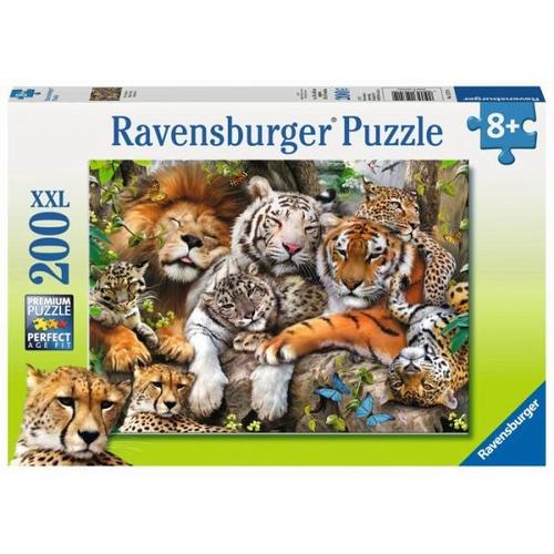 Ravensburger 12721 - Ravensburger Big Cat Nap Puzzle XXL, 200 Teile - Ravensburger Verlag