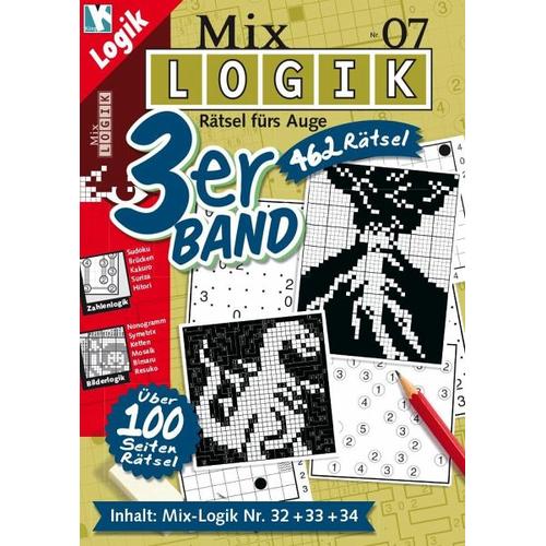 Mix Logik 3er-Band Nr. 7 - Conceptis Puzzles