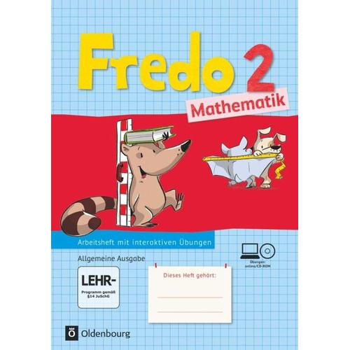 Fredo Mathematik Ausgabe A 2. Schuljahr. Arbeitsheft mit Übungssoftware für alle Bundesländer (außer Bayern)