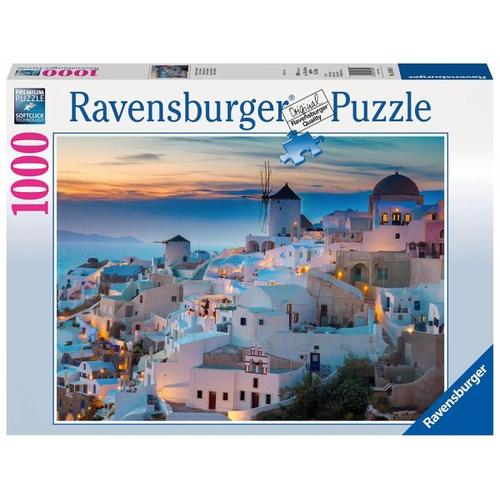 Ravensburger 19611 - Abend über Santorini, 1000 Teile Puzzle - Ravensburger