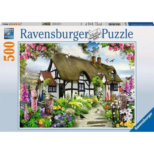 Verträumtes Cottage. Puzzle 500 Teile - Ravensburger Verlag