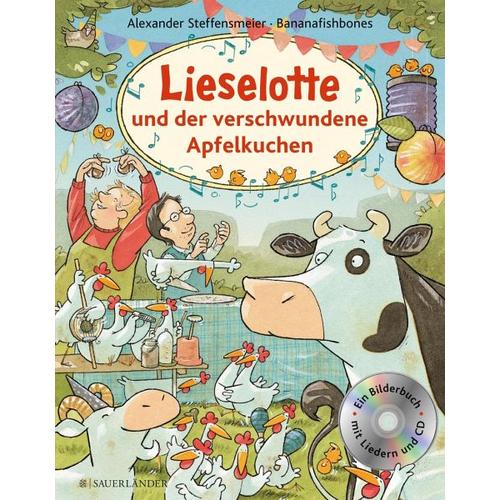 Lieselotte und der verschwundene Apfelkuchen. Buch mit CD – Alexander Steffensmeier
