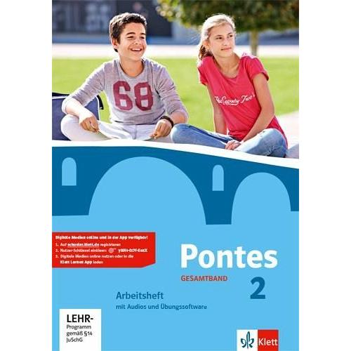 Pontes Gesamtband 2. Arbeitsheft mit Audios und Übungssoftware