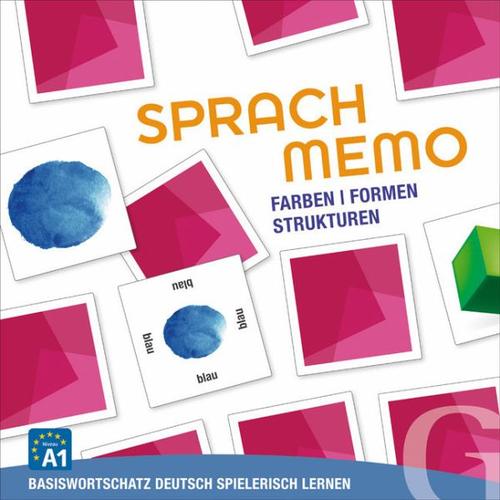 Sprachmemo Deutsch: Farben / Formen / Strukturen (Spiel) – Grubbe Media / Hueber
