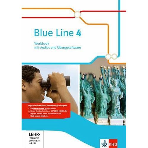 Blue Line. Workbook mit Audios und Übungssoftware 8. Schuljahr. Ausgabe 2014