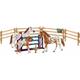 Schleich 42433 - Horse Club Lisas Turnier-Training, Pferde, Spielset - Schleich