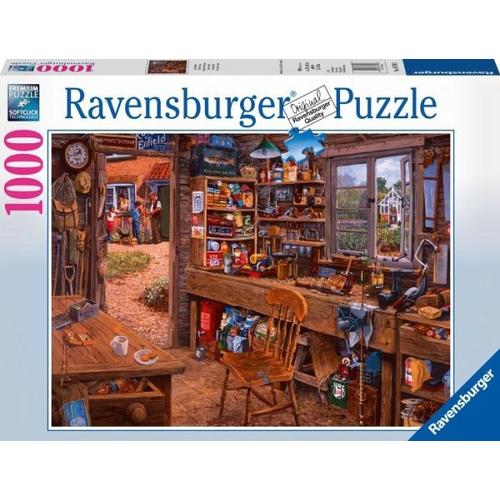 Ravensburger 19790 - Opas Schuppen, Puzzle, 1000 Teile - Ravensburger Verlag