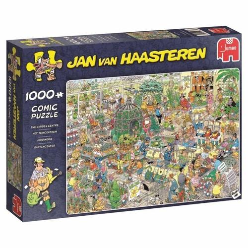 Jumbo 19066 - Jan v. Haasteren, Gartencenter, Comicpuzzle, Puzzle, - Jumbo Spiele GmbH