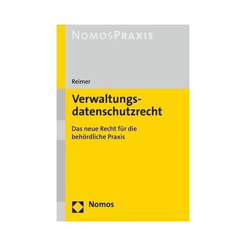 Verwaltungsdatenschutzrecht – Philipp Reimer