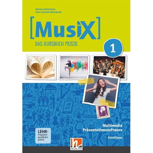 MusiX 1 (Ausgabe ab 2019) Präsentationssoftware Einzellizenz, m. 1 Beilage, DVD-ROM – Helbling Verlag