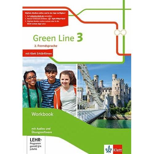 Green Line 3. Ausgabe 2. Fremdsprache. Workbook mit Audios und Übungssoftware Klasse 8