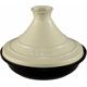 Staub Tajine 28cm rund cream, Gusseisen