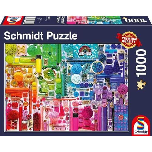 Regenbogenfarben (Puzzle) - Schmidt Spiele