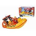 Simba 109252571 - Feuerwehrmann Sam, Neptune Boot mit Figur, Spielset - Simba Toys