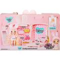 MGA 569732E7C - Na! Na! Na! Surprise 3-in-1 Backpack Bedroom, Pink Bunny, 1 Set, Modepuppe mit Zubehör, 20 cm - MGA Entertainment