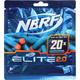 Hasbro F0040EU4 - Nerf Elite 2.0, 20er Dart Nachfüllpackung - Hasbro