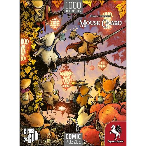 Pegasus 76004G - Mouse Guard, Das Fest, Puzzle, 1000 Teile - Cross Cult