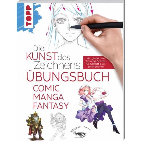 Die Kunst des Zeichnens – Comic Manga Fantasy Übungsbuch – Frechverlag