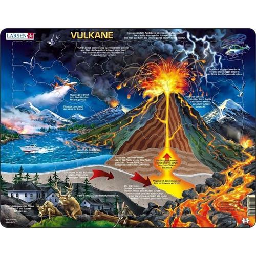 Vulkane (Kinderpuzzle) - Larsen / Raute Media