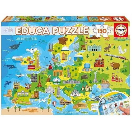 Europakarte 150 Teile Puzzle - Carletto Deutschland / Educa Puzzle