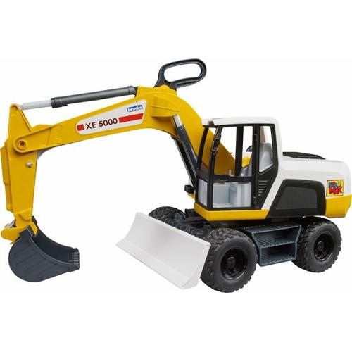 Bruder 03413 Mobilbagger (gelb/weiß) – Bruder Spielwaren GmbH & Co. K