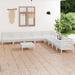 Latitude Run® Valleria 10 Piece Sectional Seating Group Wood in White | Outdoor Furniture | Wayfair D45CD8CA9100427D943226791C231352