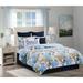 Rosecliff Heights Avarca Cotton Blend 3 Piece Quilt Set Cotton in Blue/Yellow | Wayfair 6740A760463B4F628CBCC41AA7AC75F9