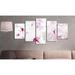Latitude Run® Floral Botanical - 5 Piece Wrapped Canvas Print Metal | 20 H x 40 W x 0.7 D in | Wayfair DA865932BF97441E8BBDB7DDECAED82C