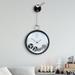 Everly Quinn Luxury Wall Clock w/ Moving Pendulum Gears, Modern Hanging Large Wall Clock, White Dial, Home Decoration, Office Decor | Wayfair